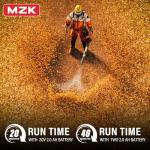 MZK Cordless Leaf Blower,20V Battery Powered Leaf Blower for Lawn Care, Electric Lightweight Mini Hand Blower(Battery & Charger Included) for Blowing Leaves, Patio Cleaning, Lawn Care and Dust