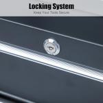 Winado 4-Drawer Tool Chest with Wheels & Lock & Key, Heavy Duty Cart Rolling Tool Box on Wheels, Metal Storage Cabinet, Rolling Tool Cart with Drawers for Garage, Warehouse & Repair Shop