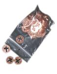 Cross Pennies With Cross Cut Out, 50 Pennies per Bag