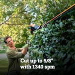 WORX 20V Cordless Hedge Trimmer with Extended Pole