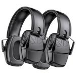 Link Dream 2Pack Shooting Ear Protection, NRR 35dB Ear Protection Hearing Protection Noise Cancelling Ear Muffs with Adjustable Headband for Gun Range Hunting