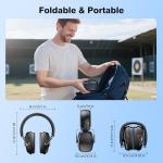 Link Dream 2Pack Shooting Ear Protection, NRR 35dB Ear Protection Hearing Protection Noise Cancelling Ear Muffs with Adjustable Headband for Gun Range Hunting