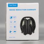 Link Dream 2Pack Shooting Ear Protection, NRR 35dB Ear Protection Hearing Protection Noise Cancelling Ear Muffs with Adjustable Headband for Gun Range Hunting