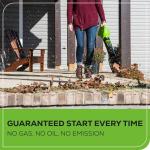 Greenworks 40V (100 MPH / 350 CFM) Cordless Axial Leaf Blower, 2.0Ah Battery and Charger Included