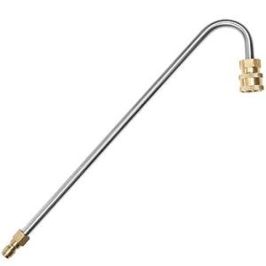 Pressure Washer Gutter Cleaner Attachment, Pressure Power Washer Gutter Cleaning, 4000 PSI, 13 Inch, 1/4 Quick Connect