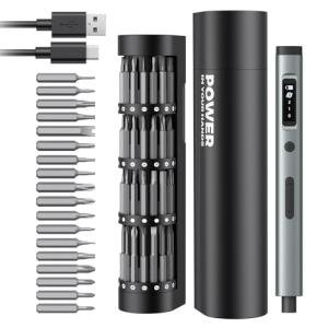 90-in-1 Mini Electric Screwdriver, SMOOTHARMOR Precision Screwdriver Set Cordless with 78 S2 Bits, 0.15-0.55 N.m Torque, Magnetic Storage, 500mAh, LED Light, Power Repair Tool Kit for Phone Laptop PS5