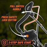 WEN 15-Inch 13-Amp 2-in-1 Electric Dethatcher and Scarifier with 12-Gallon Collection Bag (DT1315)