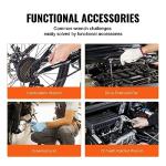 VEVOR Mechanics Tool Set and Socket Set, 1/4" 3/8" 1/2" Drive Deep and Standard Sockets, 450 Pcs SAE and Metric Mechanic Tool Kit with Bits, Combination Wrench, Hex Wrenches, Accessories, Storage Case