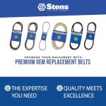 Stens 752-998 Belt Measurer Measures FHP, power rated, A and B belts up to 100"