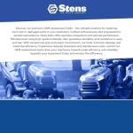 Stens 752-998 Belt Measurer Measures FHP, power rated, A and B belts up to 100"