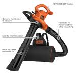 BLACK+DECKER 3-in-1 Electric Leaf Blower/Vacuum