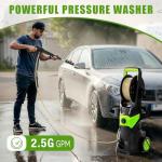 Washer with 4 Quick Connect Nozzles, Cleaning Machine with Foam Cannon