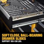 DEWALT Tool Chest with 6 Drawers, 52 Inch, 100lb Drawer Capacity, DEWALT Workshop Storage System Compatible (DWST52071)