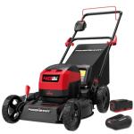 PowerSmart Electric Cordless Lawn Mower 17" 40V, 3-in-1 Brushless Push Lawn Mower, Lightweight, Foldable Handles