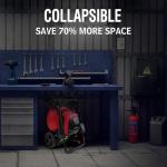 PowerSmart Electric Cordless Lawn Mower 17" 40V, 3-in-1 Brushless Push Lawn Mower, Lightweight, Foldable Handles