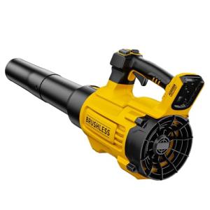 Nelhalt 20V Cordless Leaf Blower, Max 600 CFM/125 MPH Turbo Boost Mode Compatible with DeWALT 20V Max Battery, Brushless Motor, Ergonomic 3.6LBS for Driveway & Yard, Tool Only