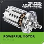 Greenworks 24V Brushless Cordless Drill Kit, 310 in./lbs, 18+1 Position Clutch, 1/2 '' Keyless Chuck, Variable Speed, (2)2Ah Batteries with 2A Charger, LED Light, 8pcs Drill Bits with Tool Bag