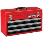 CRAFTSMAN 20-in Wide 3 Drawer Metal Tool Box With Ball-Bearing Drawers (CMST98245RB)