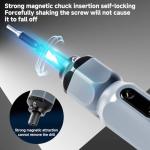 XIOOHXBS Electric Screwdriver 3.6V，Mini Cordless Power Screwdriver Set, Precision Bits with 250 RPM Powerful Motor,LED Lights,Portable Toolbox for Electronics Appliances Repairs