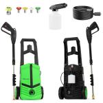 Simpli-Magic Electric Pressure Washer Kit with GFCI Plug, 35 Foot Extended Cable, 20 Foot Extended Hose, Detergent Bottle, 4 Nozzle Gun Ideal for Cleaning Cars/Fences/Patios (2750 PSM - 1.95 GPM)