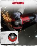 AVID POWER Angle Grinder 7.5-Amp 4-1/2 inch Electric Grinder Power Tools with Grinding Wheels, Cutting Wheels, Flap Disc and Auxiliary Handle for Cutting, Grinding, Polishing & Rust Removal - Dark Red
