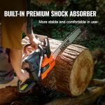 VEVOR Gas Chainsaw 52CC 2-Cycle Gasoline Powered Chainsaw 18 Inch Handheld Cordless Petrol Chain Saws For Forest, Wood, Garden and Farm Cutting Use