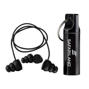 Safariland Pro Impulse Hearing Protection, In Ear Earplugs with Keychain Storage Case - Hearing Protection for Firing Range, Shooting and Hunting