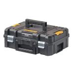DEWALT TSTAK II Tool Box, Flat Top Tool Storage Case, Organizer Box Holds Up To 66 lbs, Flexible Platforms for Stacking, 13 Inch (DWST17807)