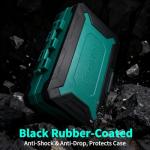 GRENPRO 4V Electric Screwdriver, Rechargeable Cordless Screwdriver Set with 51 Magnetic Bits, LED Light, Left/Right Rotation, USB Charging Cable & Carrying Case, Ideal for Home Repairs