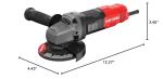 CRAFTSMAN Small Angle Grinder Tool 4-1/2 inch, 6 Amp, 12,000 RPM, Corded (CMEG100)