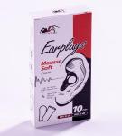 Tarantula 10 Pairs 33 NRR Soft Foam Ear Plugs, Noise Cancelling for Snoring, Loud Noise, Travel, Concerts, Construction, Studying, Work, Shooting – Disposable Hearing Protection, Orange