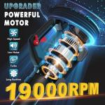 Leaf Blower Cordless (Upgraded) - 630CFM/160MPH, 21V Powerful Electric Cordless Leaf Blower with 2 x 4.0Ah Batteries and Charger, Battery Powered Leaf Blowers for Lawn Care, Patio, Yard, Dust, Snow