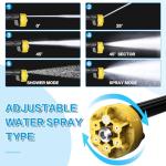 Cordless Pressure Washer, 990 PSI Portable Battery Power Washer with 6-in-1 Nozzle, 3.0Ah Battery, Electric Car Pressure Washer Handheld for Car Floor Fence Wall Cleaning