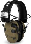 Electronic Ear Protection for Shooting with 5X Sound Amplification, Active Ear Protection for Gun Range, Gun Range Hearing Protection Muffs, NRR 26dB Noise Reduction Headphones for Hunting/Shooting