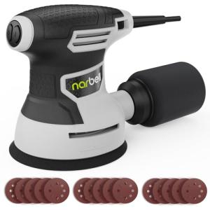 NARBELL 3.0AMP Orbital Sander with Sandpapers Kit