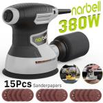 NARBELL 3.0AMP Orbital Sander with Sandpapers Kit