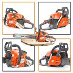 NEO-TEC 20 Inch Chainsaw, 62CC Power Chain Saws Gas Powered 2 Stroke Handed Petrol Gasoline Chain Saw for Cutting Wood Outdoor Garden