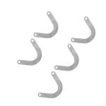 Garosa 5 Pcs Valve Plate Metal U Shape Valve Plate Air Compressor Valve Plate Accessory 59mm Wide Head Valve Plate Power Tool Parts Accessories