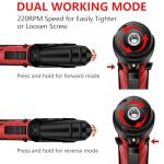 JENABOM Electric Screwdriver Cordless Rechargeable Small Power Drill Set 3.6V Li-ion 3.5Nm Max Torque Electric Rotatable with LED Light Screwdriver,14Pcs