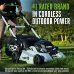 EGO POWER+ Electric Lawn Mower, Self-Propelled Cordless with Select Cut and Touch Drive, Includes 56V 7.5Ah Battery and Rapid Charger – LM2135SP
