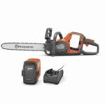Husqvarna Power Axe 350i Cordless Electric Chainsaw, 18 Inch Chainsaw with Brushless Motor and Quiet Superior Cutting Power, 40V Lithium-Ion 7.5 Ah Battery and Charger Included. 970601202