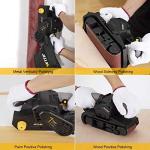 Jellas 7Amp Belt Sander 3 × 21-Inch with Dust Bag, Bench Sander with Variable-speed Control, 2 in 1 Vacuum Adapter, 10 Feet (3 Meters) Length Power Cord - BS750