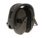 Walker's Razor Tacti-Grip Earmuffs- Mega Flat Dark Earth, High Performance Silicone Composite Slip Free Headband- Natural Sound Clarity Full Dynamic Range 23NRR