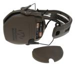 Walker's Razor Tacti-Grip Earmuffs- Mega Flat Dark Earth, High Performance Silicone Composite Slip Free Headband- Natural Sound Clarity Full Dynamic Range 23NRR