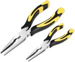 ZUZUAN Premium Long Needle Nose Pliers- 8” & 6‘’, Paper Clamp Precision, High Carbon Steel, Soft Grip with Wire Cutter, Long Nose Cutting Pliers for Home, Fishing, Jewelry, Crafts,2pcs