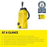 Kärcher Pressure Washer K 1, Vario Power Spray Wand - for Cars, Bikes, Deck, Driveways, Siding, Patios, max. 2000 PSI 1.45 max. GPM