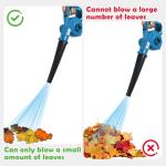 NEWONE Small Leaf Blower Cordless Compatible with Makita 18V Battery,157MPH/64CFM Lightweight Mini Hand Electric Leaf Vacuum for Lawn Care with Battery and Charger,2 Speed