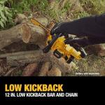 DEWALT 20V MAX 12 in. Cordless Chainsaw, Bare Tool Only (DCCS621B)