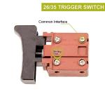 Fielect Trigger Switch for Leiya 26/35 Electric Drill Hammer Tool Power Speed Control Push Button Switch