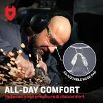 NoCry Adjustable Safety Goggles with Anti-Fog Lenses